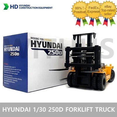 Carretilla elevadora HYUNDAI 1/30 250D equipo de construcción en miniatura - envío en 2 ~ 3 días_ Foto 1 de 4