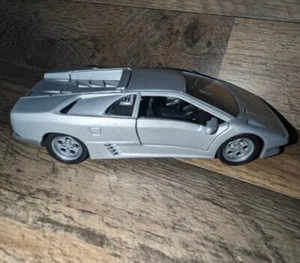 NEW WELLY LAMBORGHINI DIABLO DIECAST 1/  CAR TOY SILVER 29374 - Picture 1 of 6