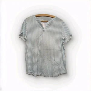 Gina Benotti Bluse Gr. M 40 42 Damen gestreift Viskose kurzarm - F7 - Bild 1 von 5