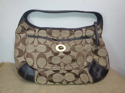 Bolso de hombro grande COACH SIGNATURE ERGO HOBO 10765  Foto 1 de 4