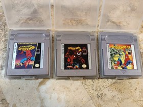 AMAZING SPIDER-MAN 1 2 3 LOT ✨Gameboy Game Boy Color✨ USA Spiderman II III NICE!