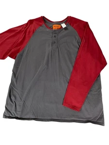 Wrangler Fr Shirt Mens 2XL Henley Fire Resistant Long Sleeve Work Wear HRC2 - Picture 1 of 10