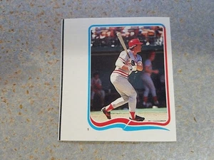 Pete Rose Cincinnati Reds #1 1985 Fleer Sticker OVERSIZE RARE ODDBALL WOW - Picture 1 of 2