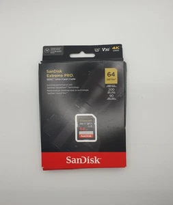 SanDisk Extreme V30 PRO SDXC UHS-I Speicherkarte 64 GB - Bild 1 von 2