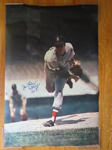 JIM LONBORG signiert Boston Red Sox SPORT ILLUSTRIERTES Poster '67 IMPOSSIBLE DREAM - Bild 1 von 8