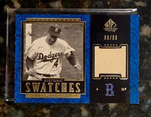 2003 SP Legendary Cuts Duke Snider Historic Swatches Blue SP /50 - Picture 1 of 2
