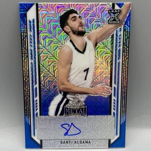 Santi Aldama 2022 Leaf Metal #BA-SA1 Blue Mojo Parallel Auto (06/20) - Bild 1 von 4