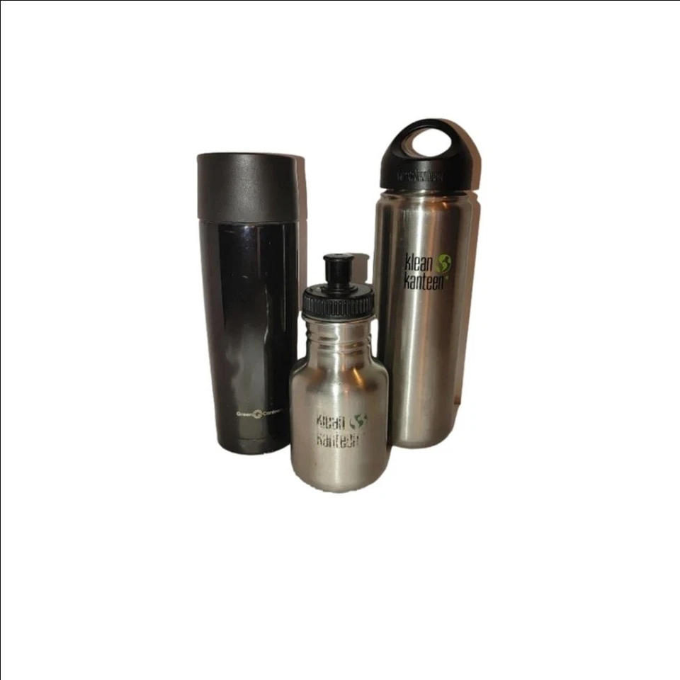 Paquete de cantimplora Klean Kanteen & Green x3 Foto 1 de 4