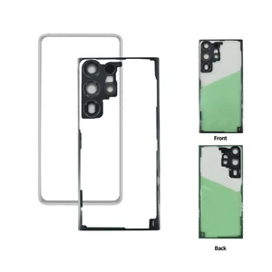 Für Samsung Galaxy S23 Ultra Klar Rückseite Glas Cover mit Kameralinse - Bild 1 von 7
