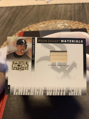 2005 Donruss Prime Patches Major League Materials Paul Konerko #MLM-2 Bat /150  - Image 1 of 4
