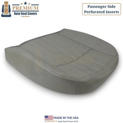 1994-1996 Capa Inferior de Passageiro Perf Couro Sintético para Chevy Impala Cinza - Imagem 1 de 4
