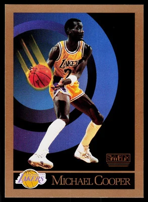 Michael Cooper, 1990-91 SkyBox, #134, Los Angeles Lakers, - Image 1 of 2