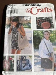 Simplicity Pattern 8994 Crocheted Handbags - Picture 1 of 3