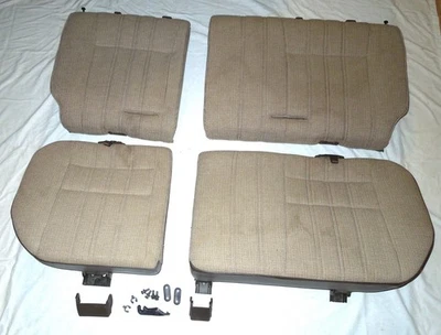 88 89 90 91 Juego de 4 cojines de asiento trasero marrón conjunto OEM R L RR Honda Civic WAGON Foto 1 de 4