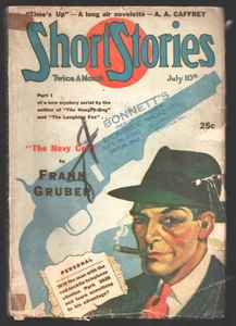 Short Stories 7/10/1941-"Navy Colt" cover & story-Part 1 by Frank Gruber - Picture 1 of 2