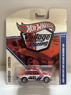 Hot Wheels Vintage Racing John Morton Bre Datsun Bluebird 510 22/30 RR Kar Keep - Image 1 of 4