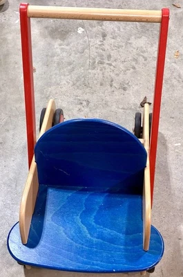 婴儿哈巴步行车-第一推玩具带座椅和存储10个月及以上 — 第 1/4 张图片