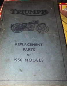 TRUIMPH THUNDERBIRD 3T DE LUXE / SPEED TWIN / TIGER 100 REPLACEMENT PARTS BOOK.. - Picture 1 of 1