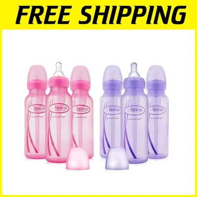 Paquete de biberón - Paquete de 6, rosa y lavanda Foto 1 de 2