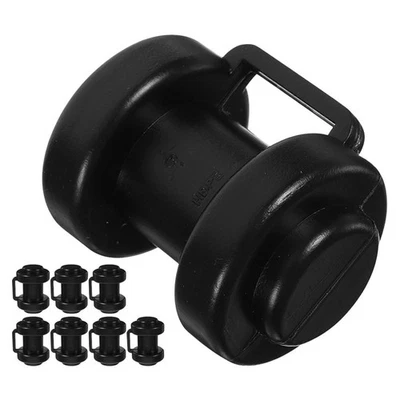  8 Pcs Cappucci Per Palo Trampolino Copertura Elastico Sostituzione Parti - Immagine 1 di 4