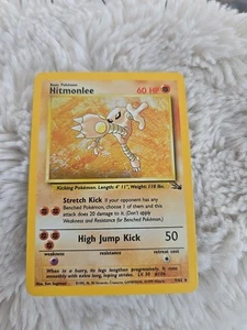 Juego de cartas coleccionables Pokémon Hitmonlee Fossil - Imagen 1 de 9