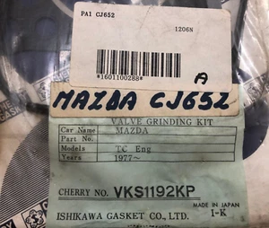 Cylinder Head Gasket Set CJ652 1206N VKS1192KP TC ENG FITS MAZDA FAMILIA 1300 - Bild 1 von 4