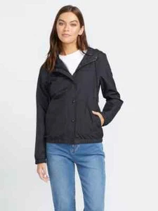 Volcom Enemy Stone Full Zip Black Hooded Jacket Women's MEDIUM - Picture 1 of 14