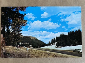 Vintage Postcard Monarch Pass Colorado In Late Spring US Highway 50 - Picture 1 of 2