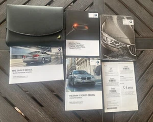 2014 BMW 5 Series Sedan Owners Manual With Case And Navigation OEM Free Shipping - Picture 1 of 10