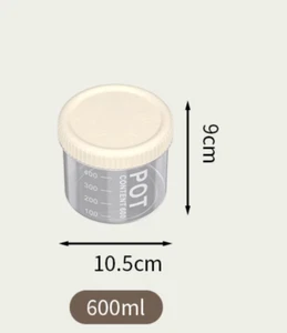 Sealed jar, kitchen storage, transparent plastic jar, snack and tea storage jar - Picture 1 of 1