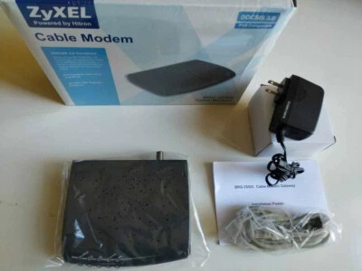 Zyxel BRG35503 Cable Modem DOCSIS 3.0 160Mbps, Barely Used - Image 1 of 3