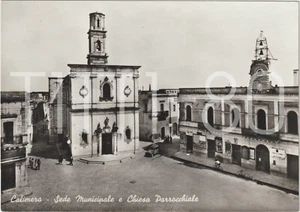 CALIMERA - SEDE MUNICIPALE E CHIESA PARROCCHIALE (LECCE) 1967 - Foto 1 di 1