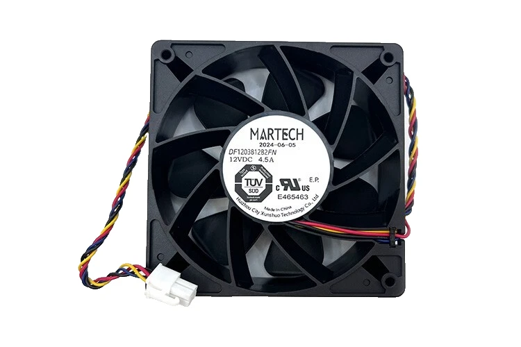 Original MARTECH 12V 4.5A 7000RPM fan for Bitmain Antminer S19 S21 KS5pro