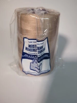 Coats & Clark Mastic Beige O.N.T. 3 CORD Mercerized Cotton Thread 12,000 Yards - Image 1 of 4