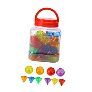 60x Geometric Shapes for Kids Manipulatives 3D Shapes for Kids Boys Girls - Picture 1 of 7
