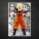 Toile murale Goku Ssj Dragon Ball Super Anime 30X40cm - Qualité Premium