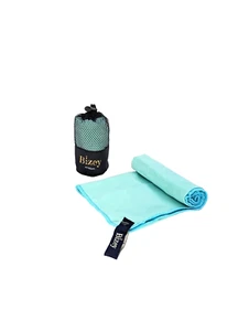 Small Lake Blue Microfibre Towel Sports Beach Yoga Swimming Bath Gym. - Picture 1 of 7