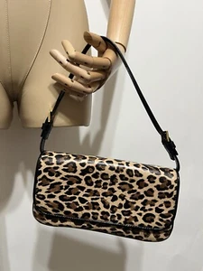 Vtg DOLCE & GABBANA LEOPARD PRINT BAG - Picture 1 of 14