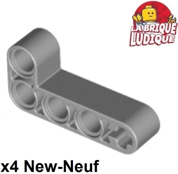 LEGO Technic 4x Liftarm 2x4 L Shape Thick Dick Grau / Light B Gray 32140 Neu - Bild 1 von 1