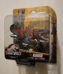 Jurassic World Dominion Zoom Riders Pull Back Power Pyroraptor Dinosaur Racer - Picture 1 of 5