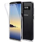 UK Front and Back 360° Full protection Gel Cover Skin Case For Samsung NOTE 8