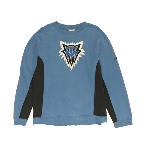 Vintage Minnesota Timberwolves Reebok Sweatshirt Medium Alternate Logo NBA Cover
