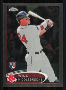 2012 Topps Chrome #197 Will Middlebrooks RC - Imagen 1 de 2