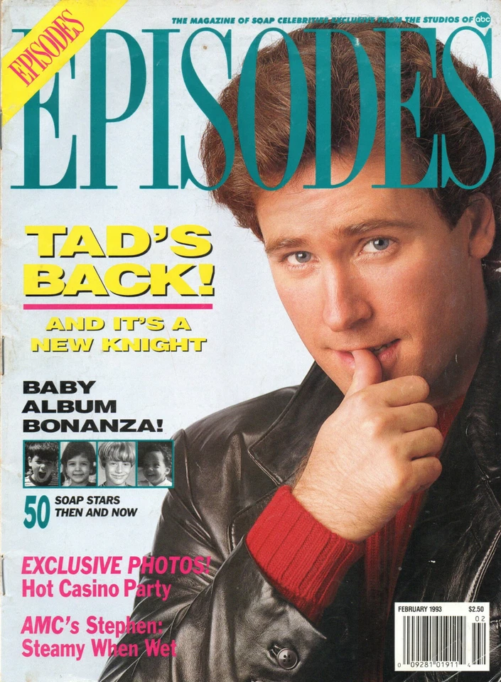 EPISODES Magazine February 1993 Michael E. Knight Paul Anthony Stewart Poster - Image 1 of 3