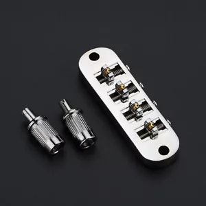 Tune-O-Matic Roller Saddle Guitar Bridge For 4 String Bass Guitars - Bild 1 von 12