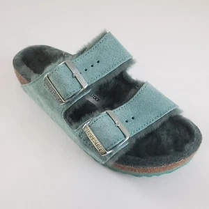 Birkenstock Arizona Scherfellsandale blaugrün blau 36-38 230-245 L5-7 M4-5 - Bild 1 von 16
