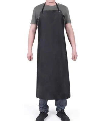	Waterproof Apron Heavy Duty Rubber 43 x 31 Keeps You Clean and Dry	 - Image 1 of 4