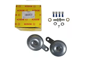 BOSCH Universal Low High Tone Steel Air Horn SET 335 420 Hz 110 dB(A) 12 V 50W - Picture 1 of 2