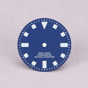 28.5mm matte black dial MOD Tudor blue lume for NH35/NH38 movement skx007 - Picture 1 of 11