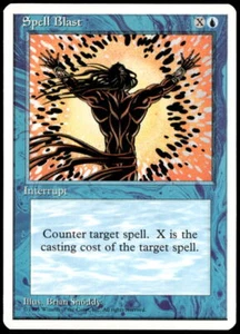 Fourth Edition Spell Blast Magic: The Gathering - Picture 1 of 2